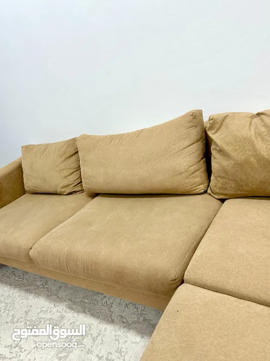 Big Sofa “L” shape for sale including 5 peaces of Coffee table