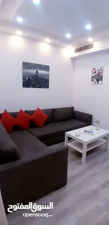 A studio for rent, furnished with luxury furniture, in the Rabieh area
