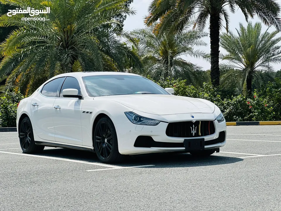 ‏Maserati Ghibli V6 2015 Gcc TOP CONDITION