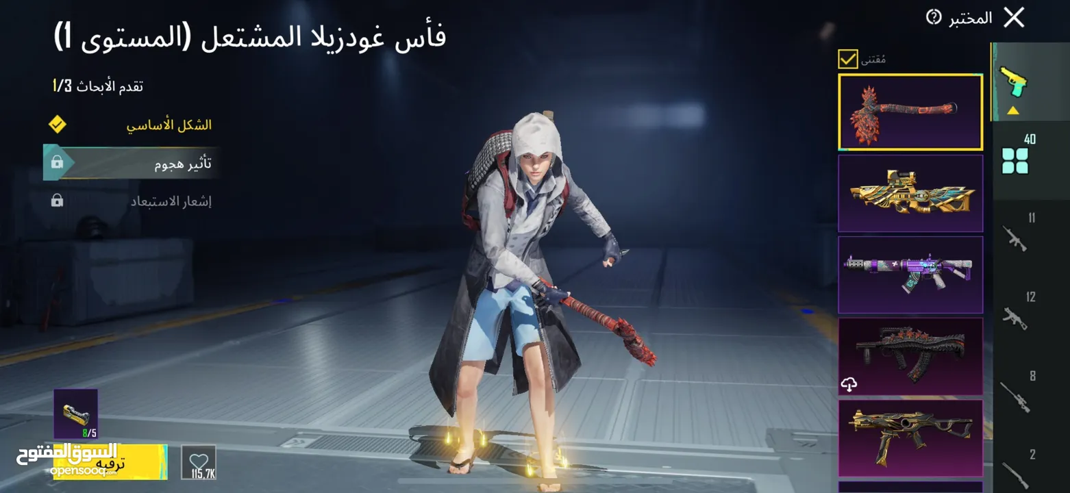حساب ببجي نادر مستوى 85