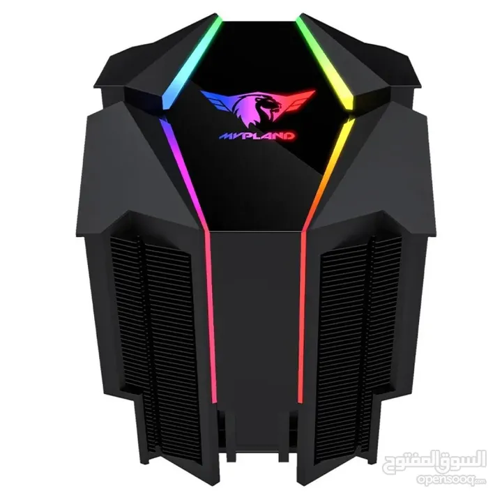 HuntKey MVP 620i Dual Tower CPU Cooler RGB / مروحة تبريد مع إضاءة