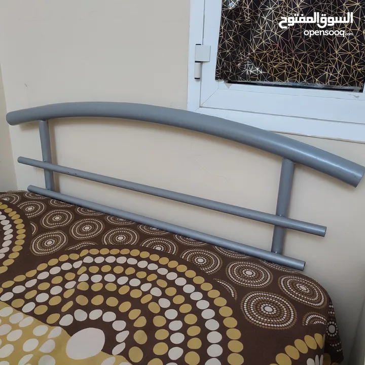 Metal Bed frame without mattress in a good condition