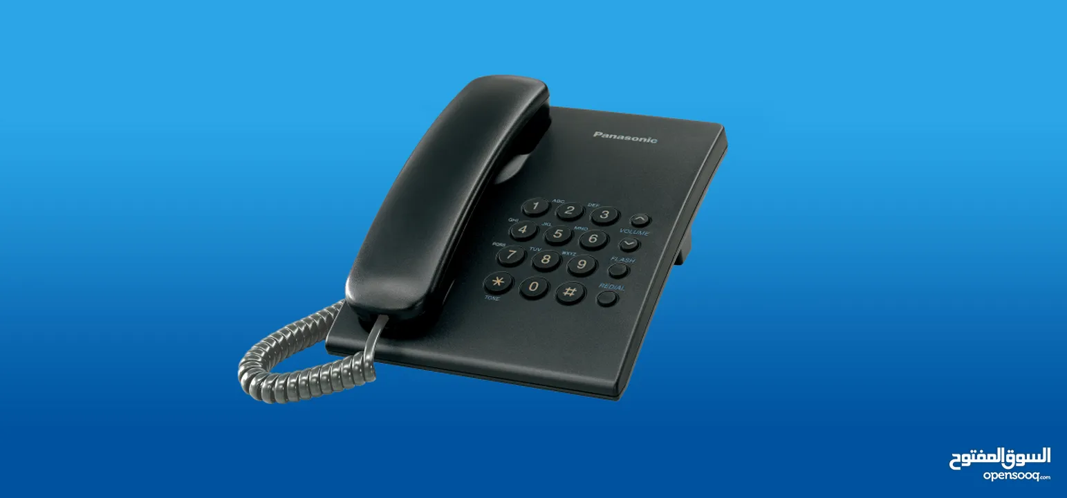 تلفون ارضي جهاز هاتف KX-TS500 Panasonic