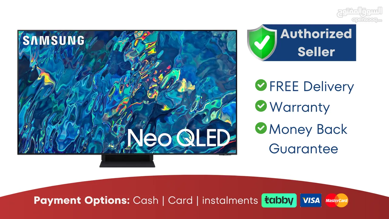 Samsung 98 inch Smart Neo QLED TV - 4K  Brand New  1 Year Warranty  FREE Delivery