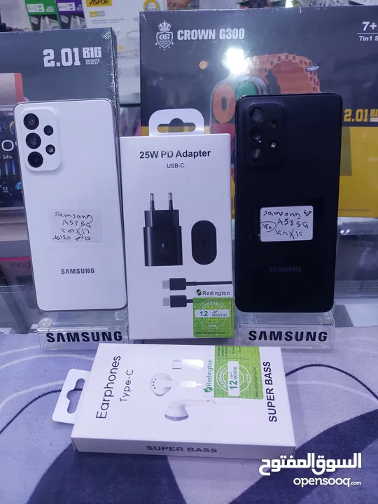 جهاز  فحص فل نظافة Samsung  A53 5G 128g / 256g 16ram مع بكج هدايا