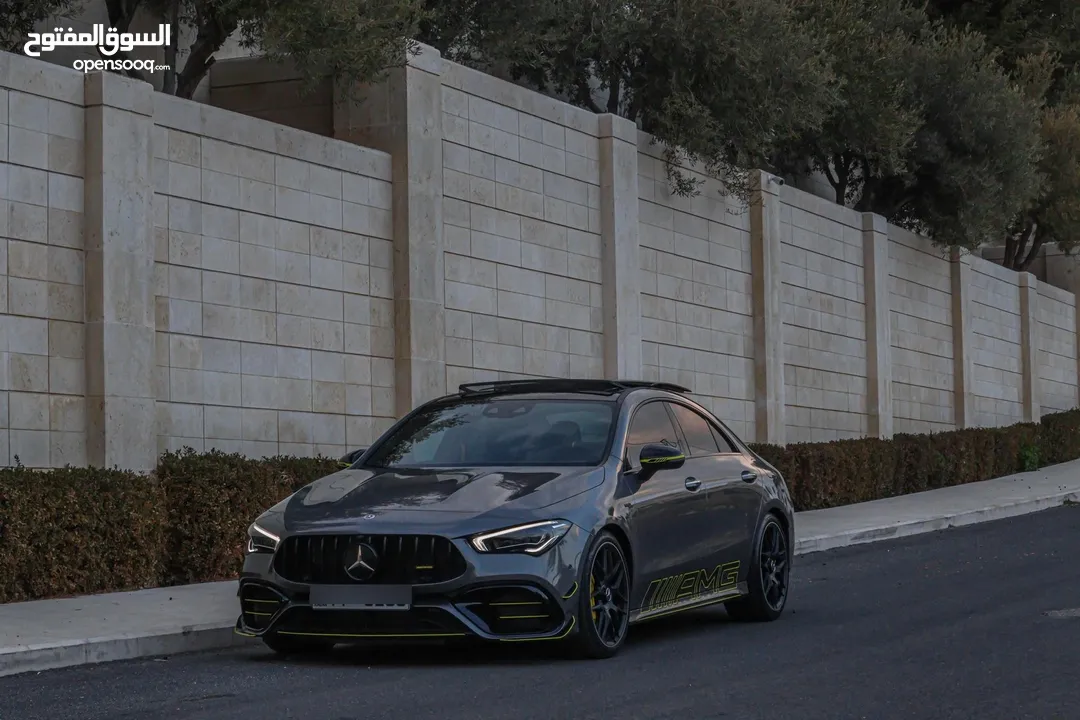 2022 Mercedes Amg Cla45s Clean title  excellent condition ( عقد صيانة بلوكالة)