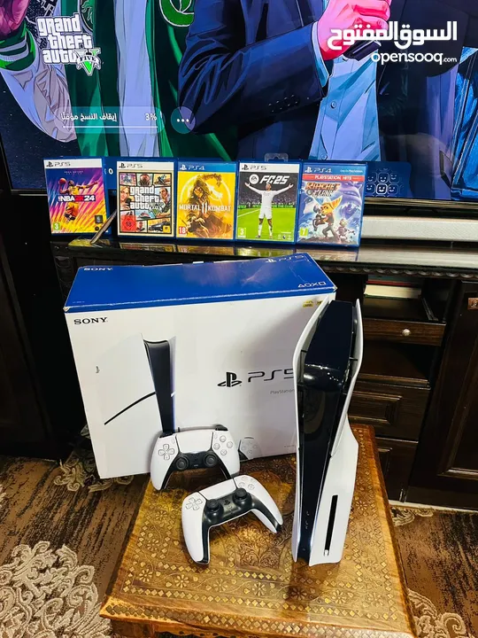 Playstation 5 Slim Blueray  بلاستيشن 5 سلم