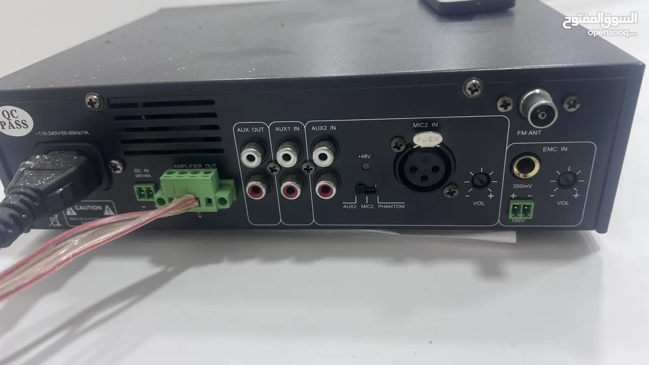 للبيع جهاز تضخيم صوت DSPPA MP35UB مع 3 سماعات