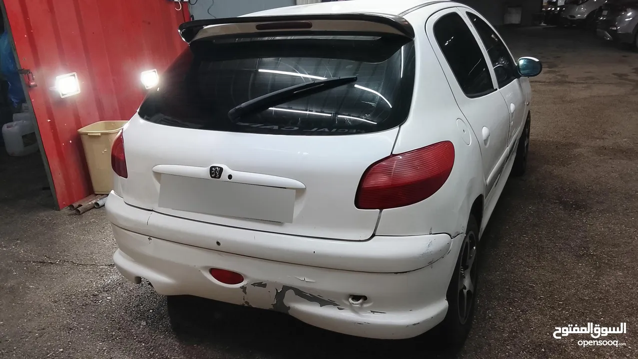 بيجو206 مرخصة جديد