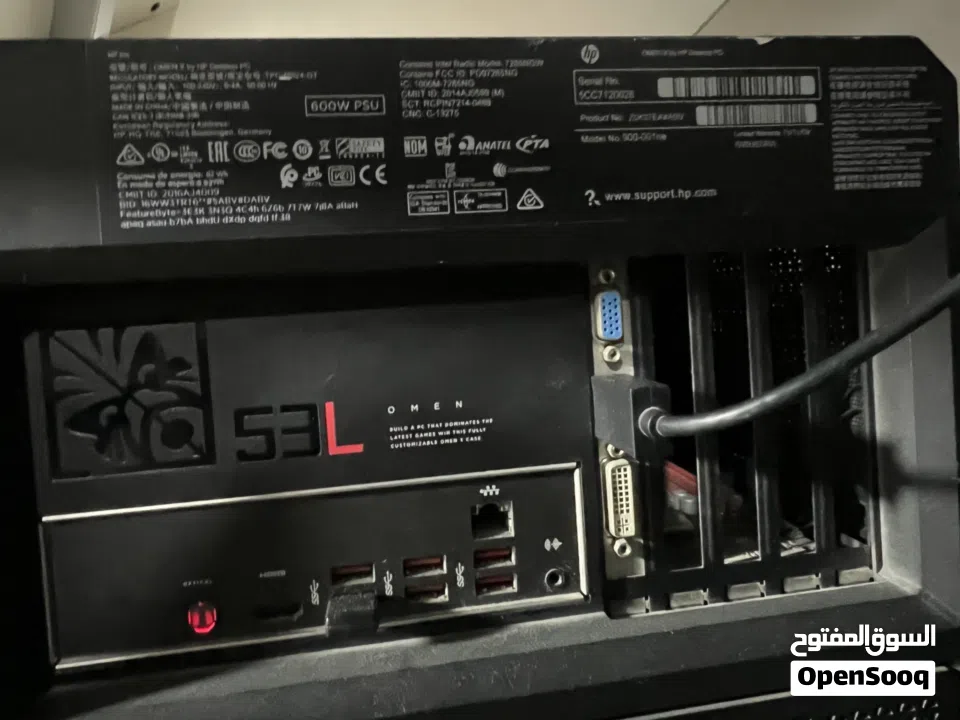 جهاز ديسكتوب أومين إكس من إتش بي OMEN X by HP Desktop PC 900-0XX ممتاز لمصممين الجرافيك