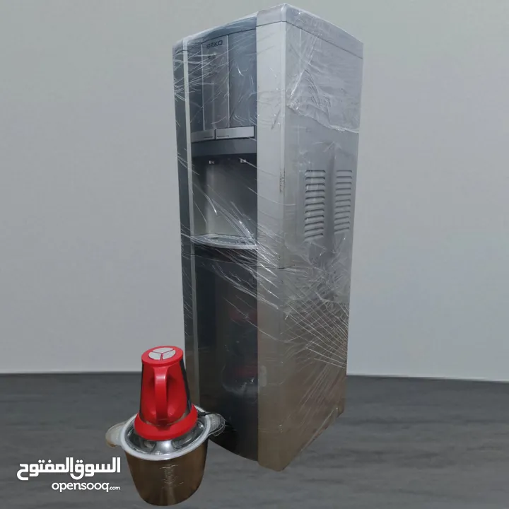 كولر ماء BEKO قاروره حامي بارد مع هديه مفرمه كهربائيه هديه بحال الوكاله