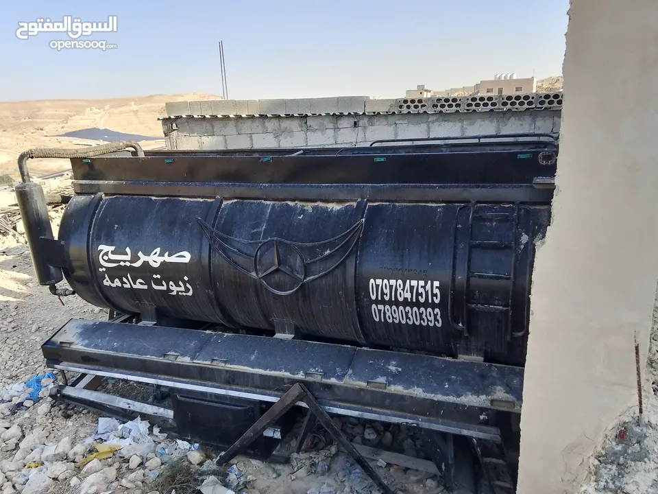 جره صهريج زيوت عادمه