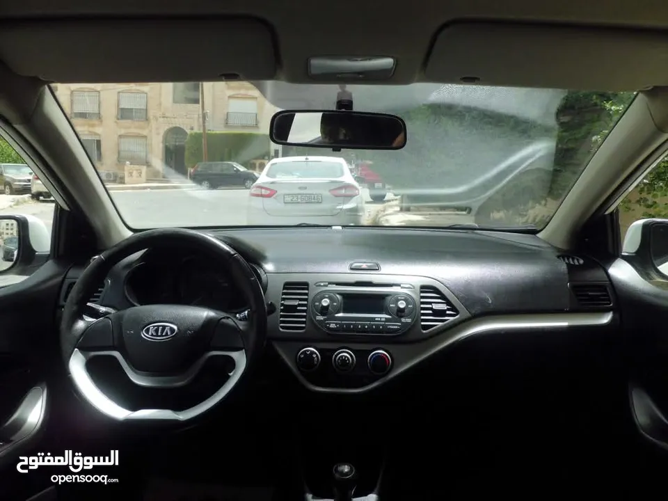 كيا بيكانتو 2013 أبيض للبيع نقدا أو تقسيط