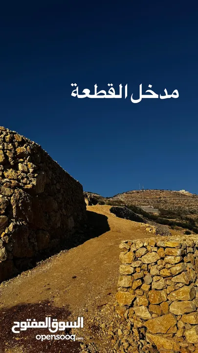 مزرعة مميزة في   البحاث و وادي الشتاء السياحي على اعلى قمة و مخدومة بالكامل ومروية من نبع البحاث