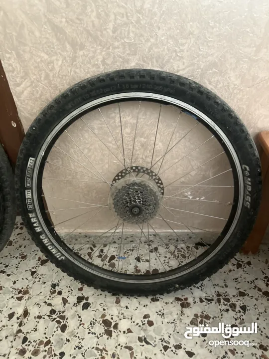 بسكليت للبيع أو للبدل على بسكليت كهربه أو سكوتر بركات فحمات امامي وخلفي السعرات 8 خلفي و 3 امامي