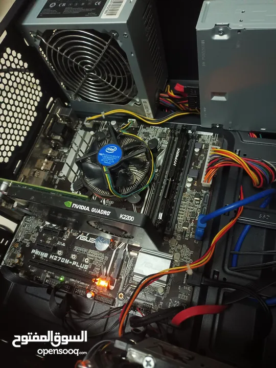 كمبيوتر ممتاز للالعاب i7 جيل سادس ع رام 8 وكرت 4 جيجا
