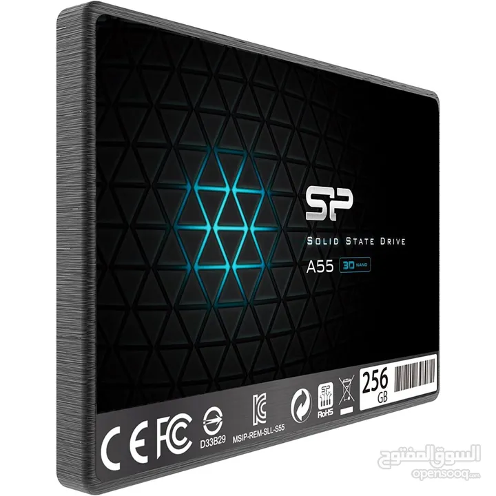 Silicon Power 256GB SSD 3D NAND SATA III 2.5 اس اس دي هارد ديسك سيليكون بور حجم 256