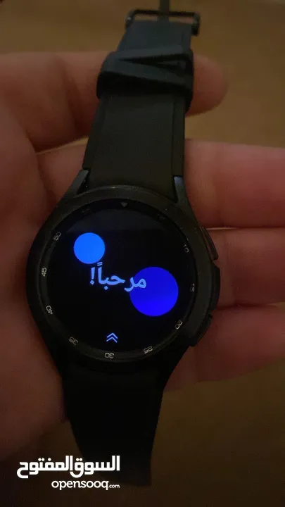 ساعه Samsung watch 4 classic الاصليه نضيفه تطش معاها شحن الاصلي