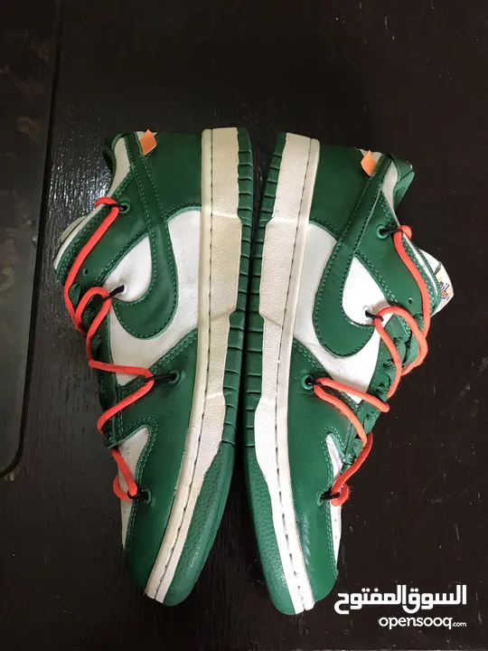 Nike Dunk Low Off-White Pine Green حذاء نايك