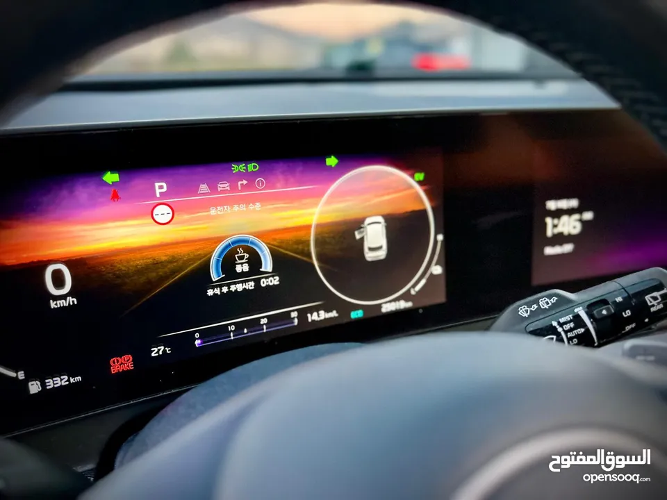 كايا سبورتاج  2022 فل الفل فتحة سقف  2x4 ///240Hp بنزين + كهرباء  ( Haybrid) 1600cc