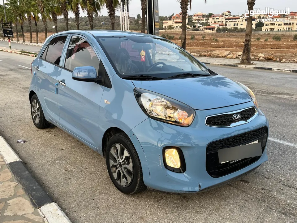 كيا مورنينغ ماتور 1000 بنزين أوتوماتيك ترخيص 2016.. دهان الشركة..