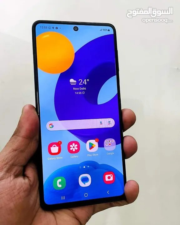 مستعمل وكالة Samsung M52 5G رام 16 جيجا 128 بدون كرتونه  متوفر توصيل