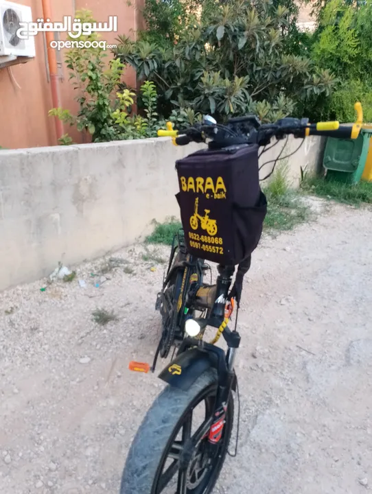 بسم الله موجود بسكليت كهربا عجل عريض جنط مغنيسيوم بطاريه 48v16a  ماطور750واط كمبيوتر500 بركات زيت