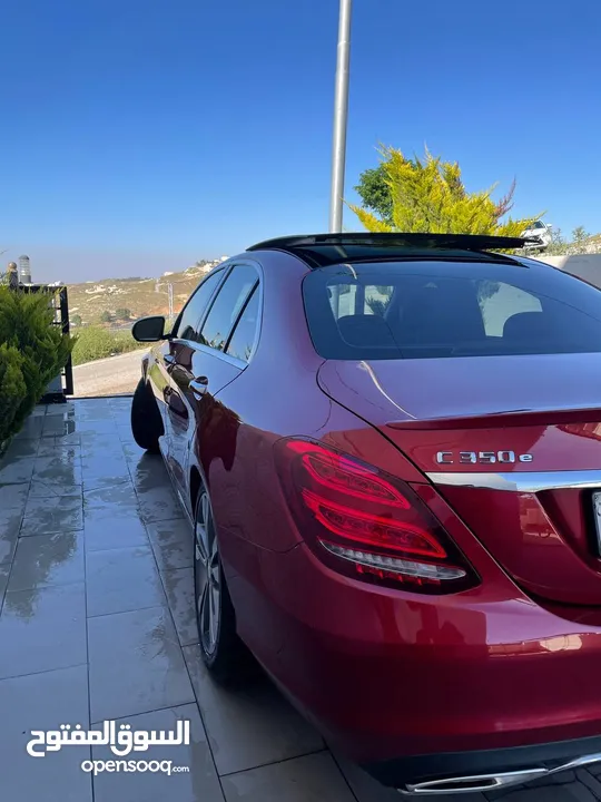 مرسيدس بنز c 350 e فحص كامل  كلين تايتل عداد قليل مع بانوراما  2016