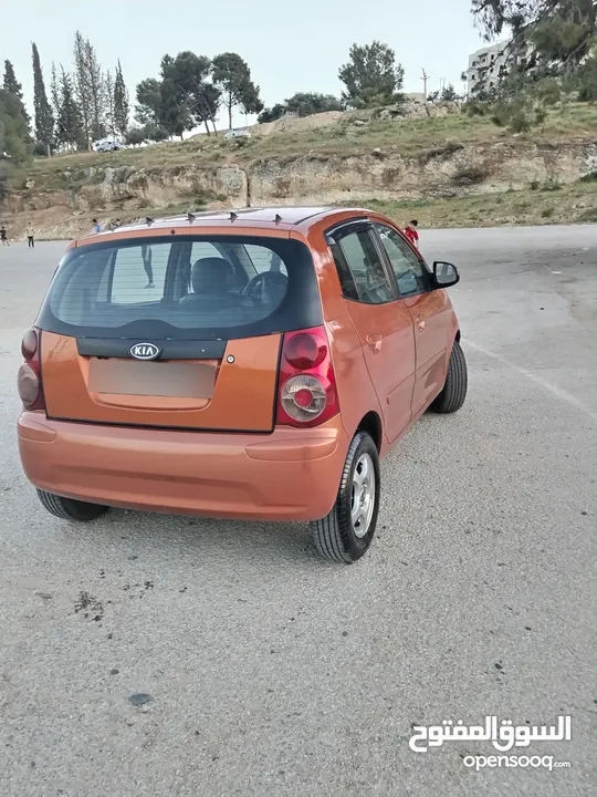 كيا بيكانتو موديل 2010 لون برتقالي محرك 1100قوي و اقتصادي  فحصها 3جيد قصعة مرخصة سنة تقريبا مطلوب في