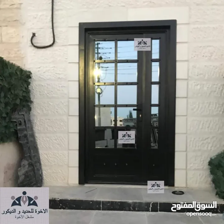 محدده الرحمن لتفصيل الحديد ابواب حمايات بوابات دربزين