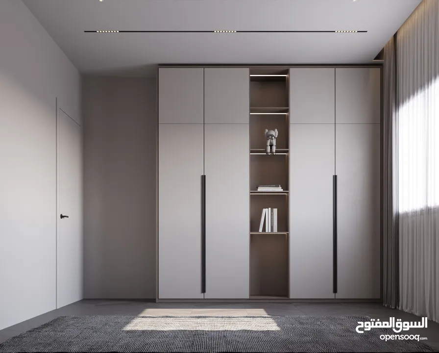 اخير مع روف شركة حسام الجمزاوي للإسكان مساحه 180 داخلي و روف 40 متر ترس 100 متر اطلالة