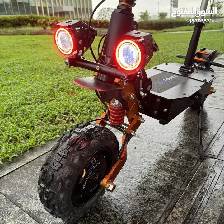 60Volt 6000Watts Electric, E Scooter Foldable Dual Motor Off Road Seat