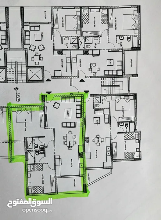 شقة في عين منجد سعر لقطه