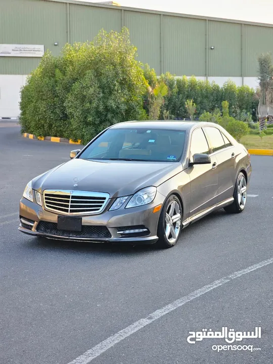 مرسيدس بنز E350 وارد أمريكي موديل 2013 فل اوبشن رقم واحد