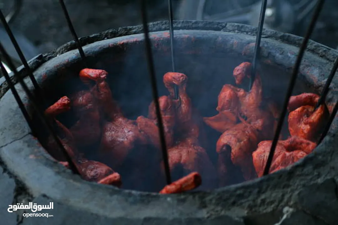 عمل مصنع لعمل فرن هندى للمطاعمTandoori oven -و غاز 3 عيون