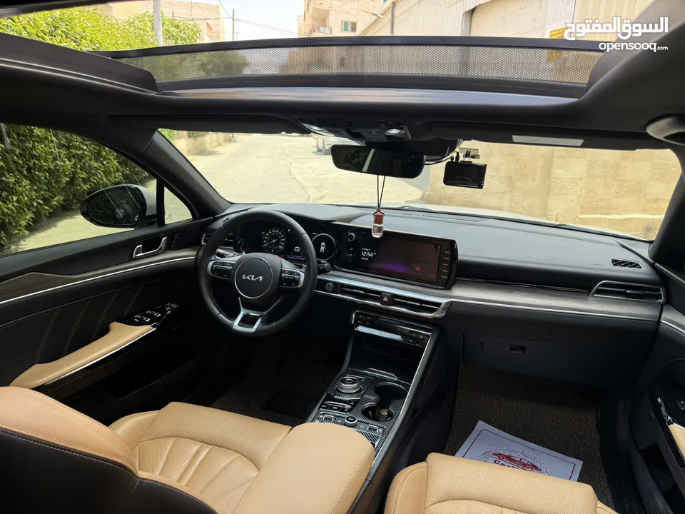 كيا kia k5 2022  ليمتيد فل اعلى صنف وارد كوري  فحص كامل 7جيد
