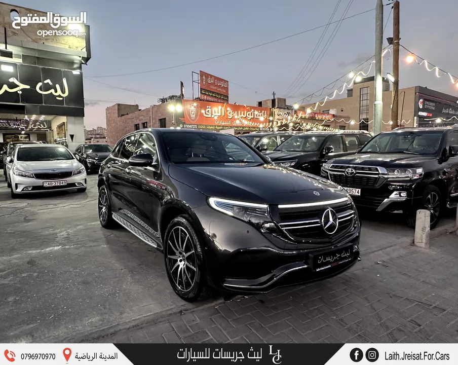 مرسيدس بنز EQC الكهربائية بالكامل 2021 Mercedes Benz EQC 400 4MATIC AMG KIT