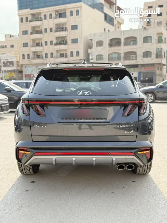 هونداي توسان NLine ترخيص 2022 محرك 1600 هايبرد plug in/يقطع على الشحنه 65 كيلو متر 271 حصان