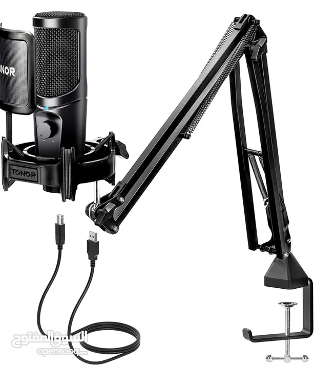 Brand New-Never Used! Tonor Pro Microphone (Mic) Audio Streaming Podcast Mic TC40 & Razer