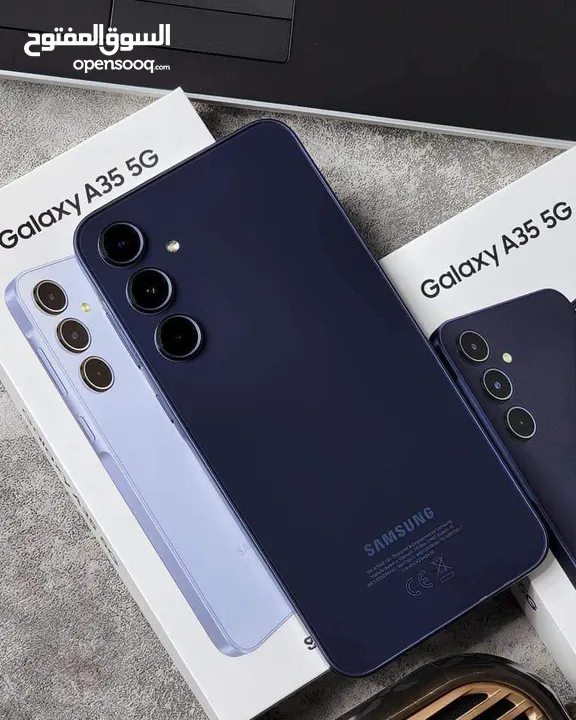 مستعمل اخو الجديد Samsung A35 5G رام 16 جيجا 256 أغراضة والكرتونه الأصلية متوفر توصيل أغراضة الأصلية