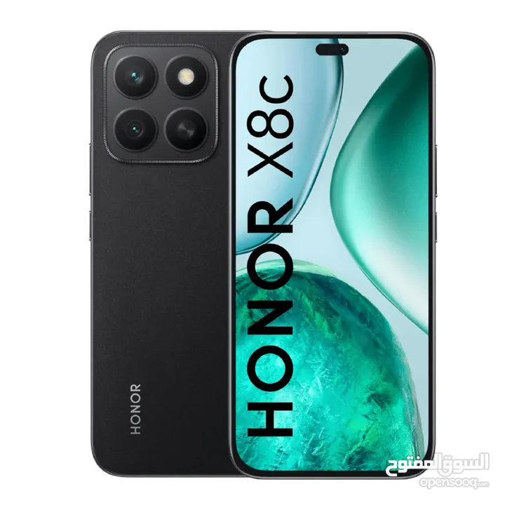 هونور اكس 8 سي 8 رام 512 جيجا جديد كفاله الوكيل //HONOR X8C (8-RAM) - (512GB) NEW
