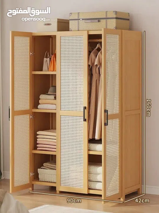 خزانة 3 أبواب سعر خاص علاقة ورفوف