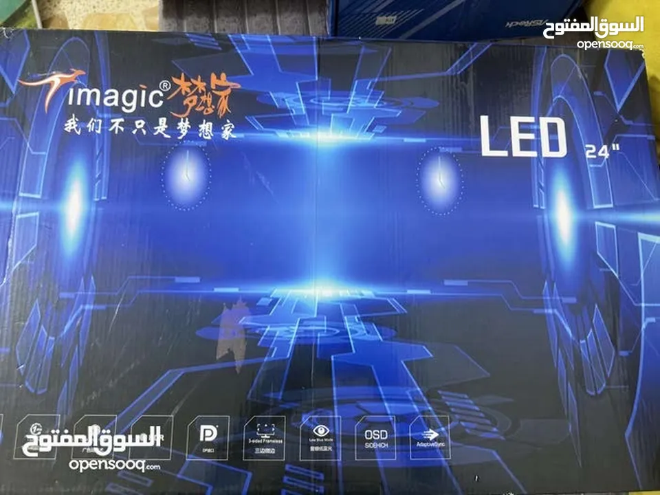 شاشة العاب كيمنك مونيتر 165 hz Led  FHD QHD حجم 24