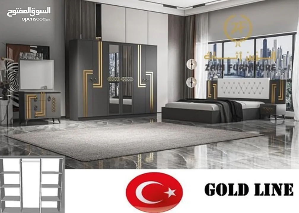 TURKEY BEDROOM SET WITH MATTRESSS 7 PCS/غرف نوم مع دوشج مع ترکيب ۷ قطع