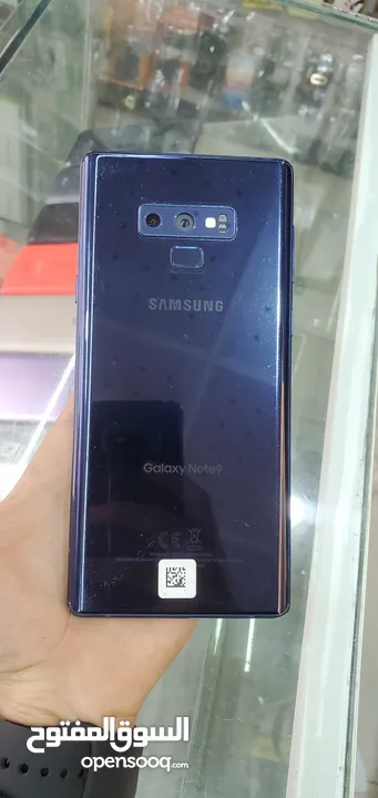 SAMSUNG NOTE9 جلاكسي نوت 9  غني عن التعريف ذاكره 128GB  رام 6 يوجد لدى محلات القبلي موبايل الحصبه