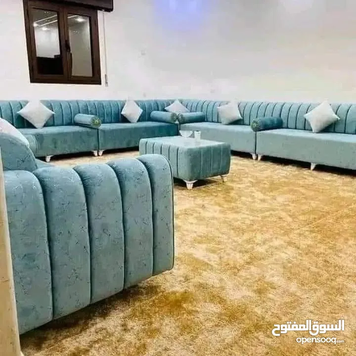 عرض خاص على جلسات الخليجية 17 مقعد + طقم طربيزاط مع مراكي + 10 مخدات