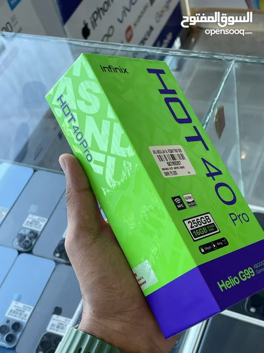 Infinix hot 40 pro 256/16gb brand new one year warranty NFC available 5000mAh clean good