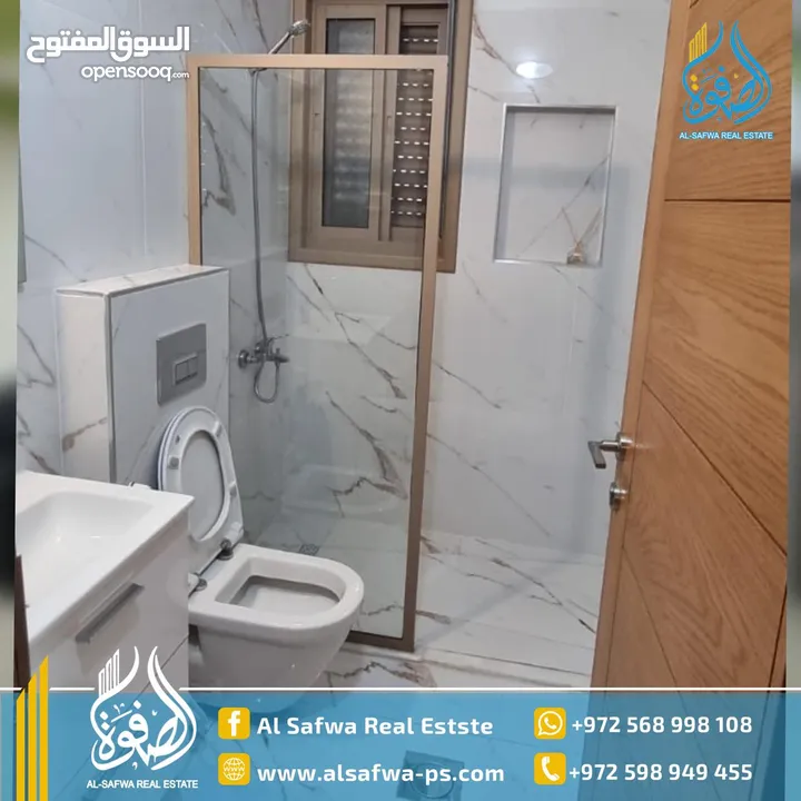 شقه جديده مفروشه للايجار عين منجد
