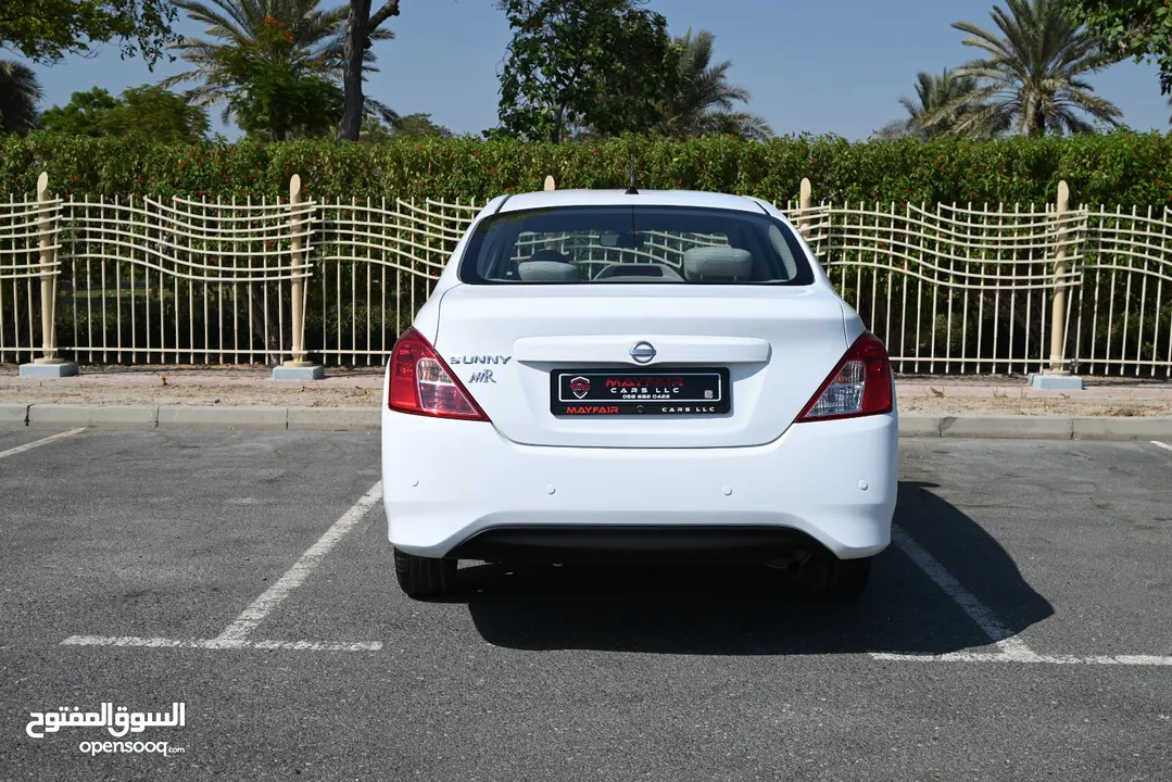 0% DP - GCC - NISSAN SUNNY SV - 1.5L V4 FWD - LOW MILEAGE - FIRST OWNER - WELL MAINTAINED