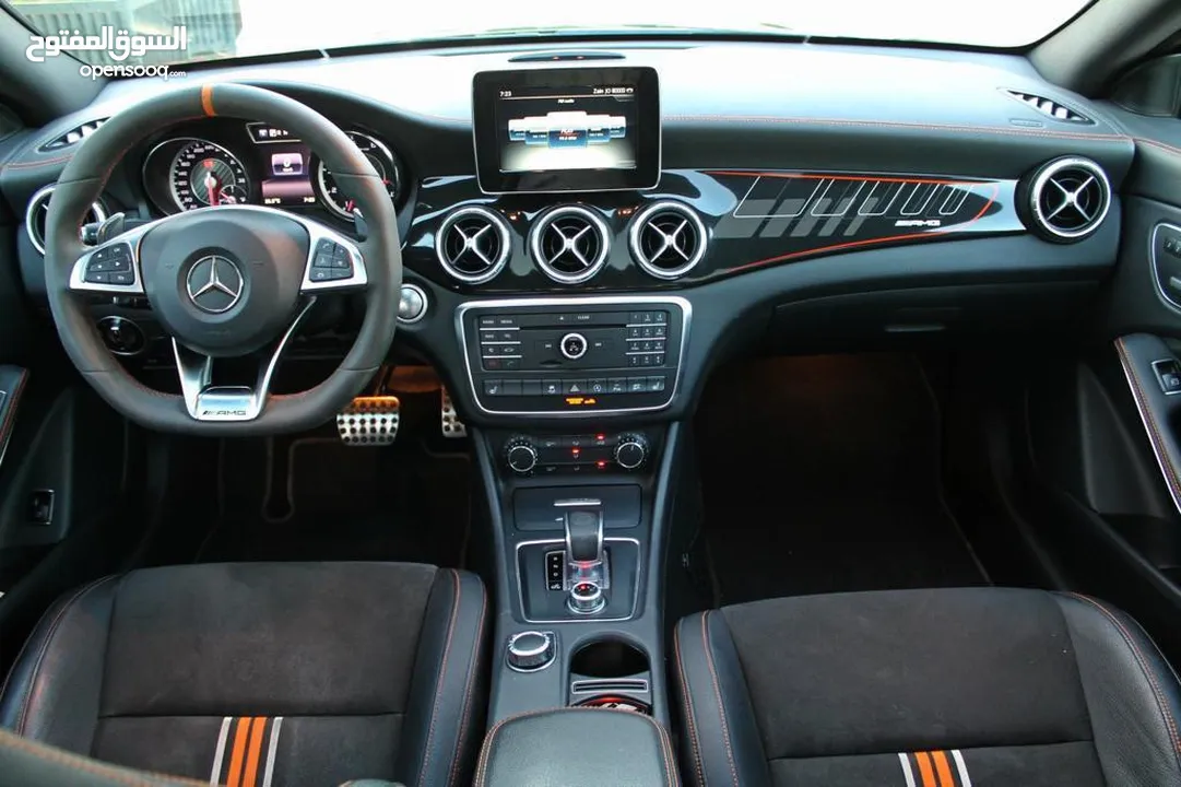 Mercedes cla 45 AMG 2016 Orange art edition  بحالة الوكالة مالك اول  اعلى مواصفات